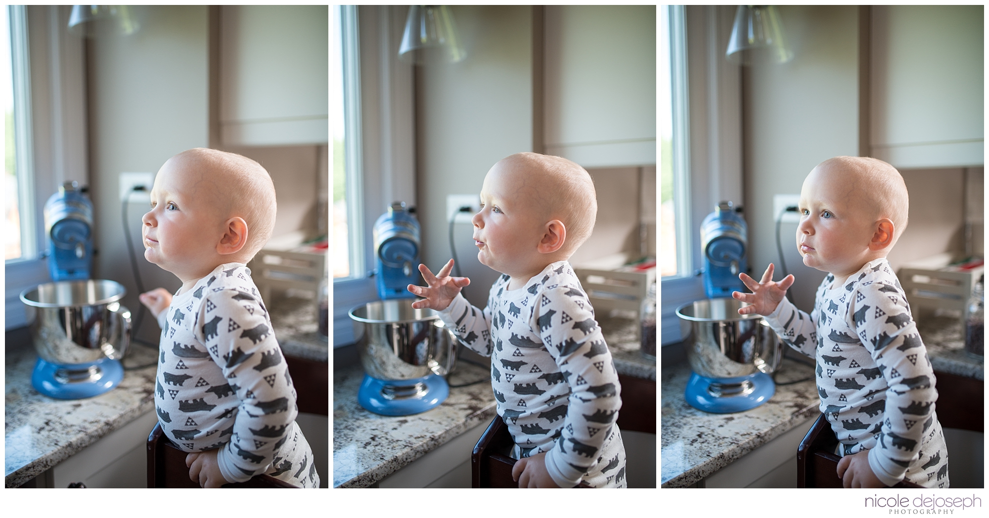 Britanie and Grayson's quiet days together before the new babe arrives. In home lifestyle maternity photographer. Nicole DeJoseph Photography; Chatham, Ontario wedding and lifestyle photographer.