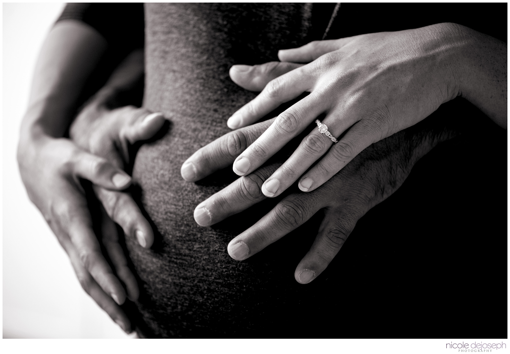 Britanie and Grayson's quiet days together before the new babe arrives. In home lifestyle maternity photographer. Nicole DeJoseph Photography; Chatham, Ontario wedding and lifestyle photographer.