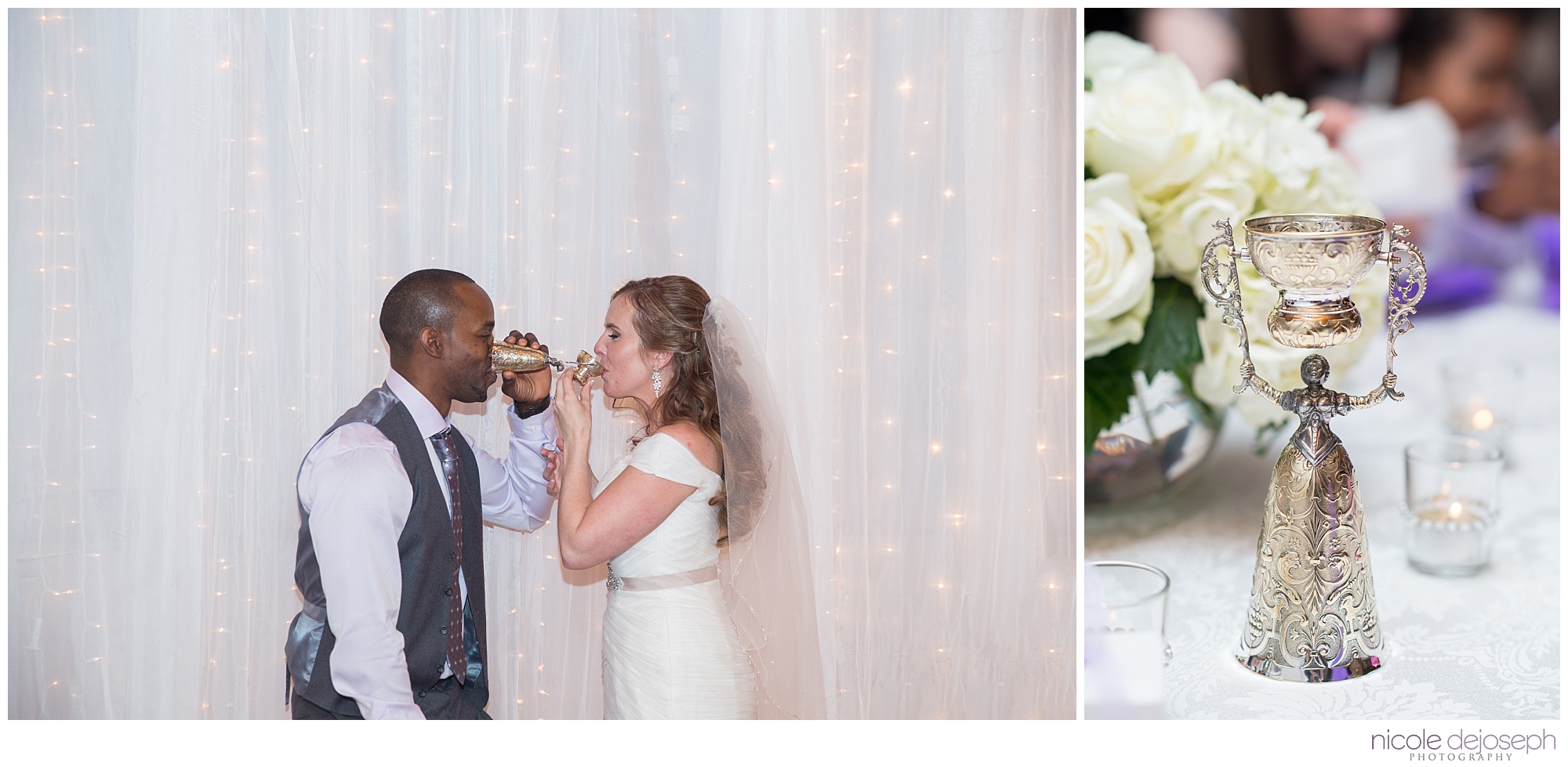 Both Annya's Grandparents and parents drank from this same cup on their wedding days. 