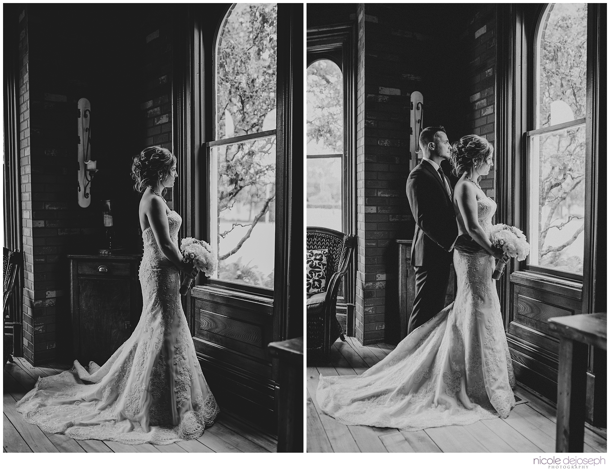Lynette and Sean's country backyard wedding took place in Comber, Ontario at beautiful wedding venue Iron Kettle Bed and Breakfast. Photographed by Nicole DeJoseph Photography; Chatham, Ontario wedding photographer.