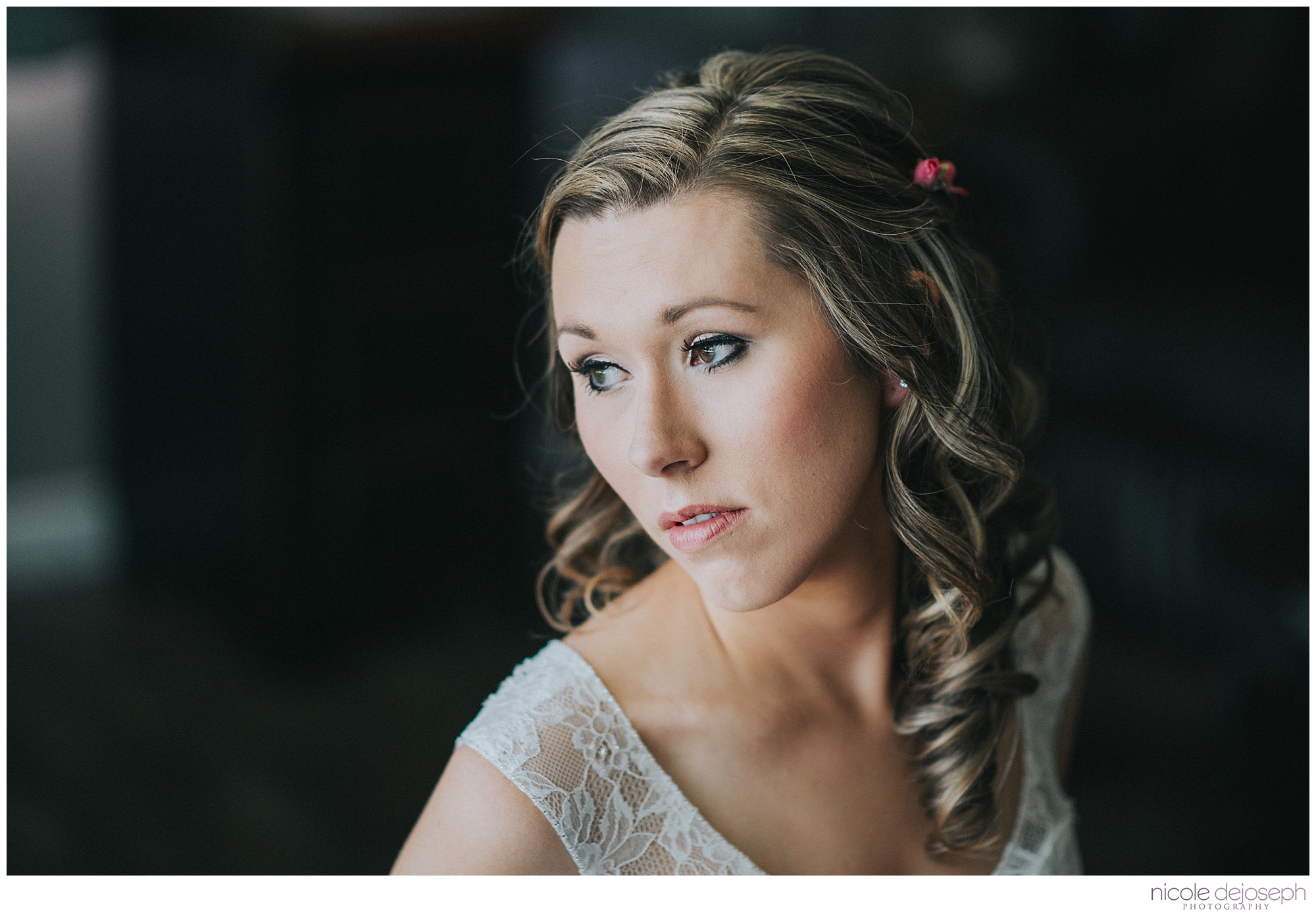 Stacey and Brian's wedding took place in Chatham, Ontario at the beautiful Country Church and Wedding Barn. A venue full of elegance and rustic charm. Photographed by Nicole DeJoseph Photography; Chatham, Ontario wedding photographer.