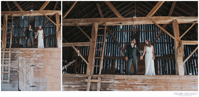 Stacey and Brian's wedding took place in Chatham, Ontario at the beautiful Country Church and Wedding Barn. A venue full of elegance and rustic charm. Photographed by Nicole DeJoseph Photography; Chatham, Ontario wedding photographer.